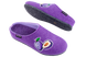 Женские закрытые тапочки БЕЛСТА из фиолетового войлока украшены вышивкой Сливы - 4
