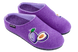 Женские закрытые тапочки БЕЛСТА из фиолетового войлока украшены вышивкой Сливы - 1