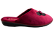 Жіночі капці БЕЛСТА з бордового велюру прикрашені аплікацією Міккі Мауса - 3