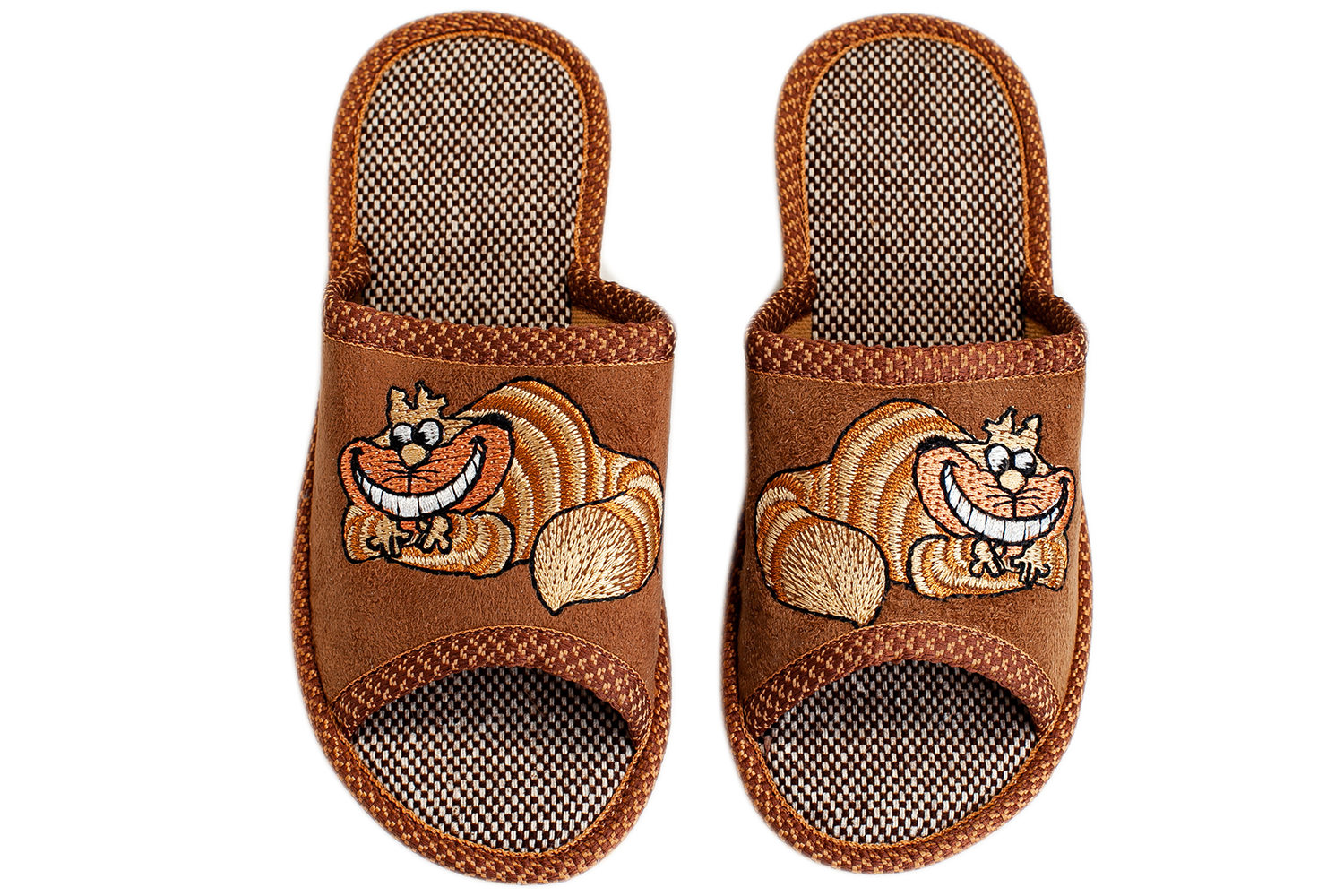Children's suede slippers BELSTA with embroidery - 2