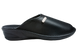 Женские закрытые тапочки БЕЛСТА из чёрной перфорированной эко кожи - 3