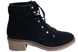 Жіночі демісезонні черевички БЕЛСТА із чорної натуральної замші - 3