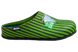 Женские закрытые тапочки БЕЛСТА из зелёного войлока украшены вышивкой гроны Винограда - 3