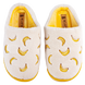 Жіночі закриті капці БЕЛСТА з білої махри прикрашені Бананами - 2