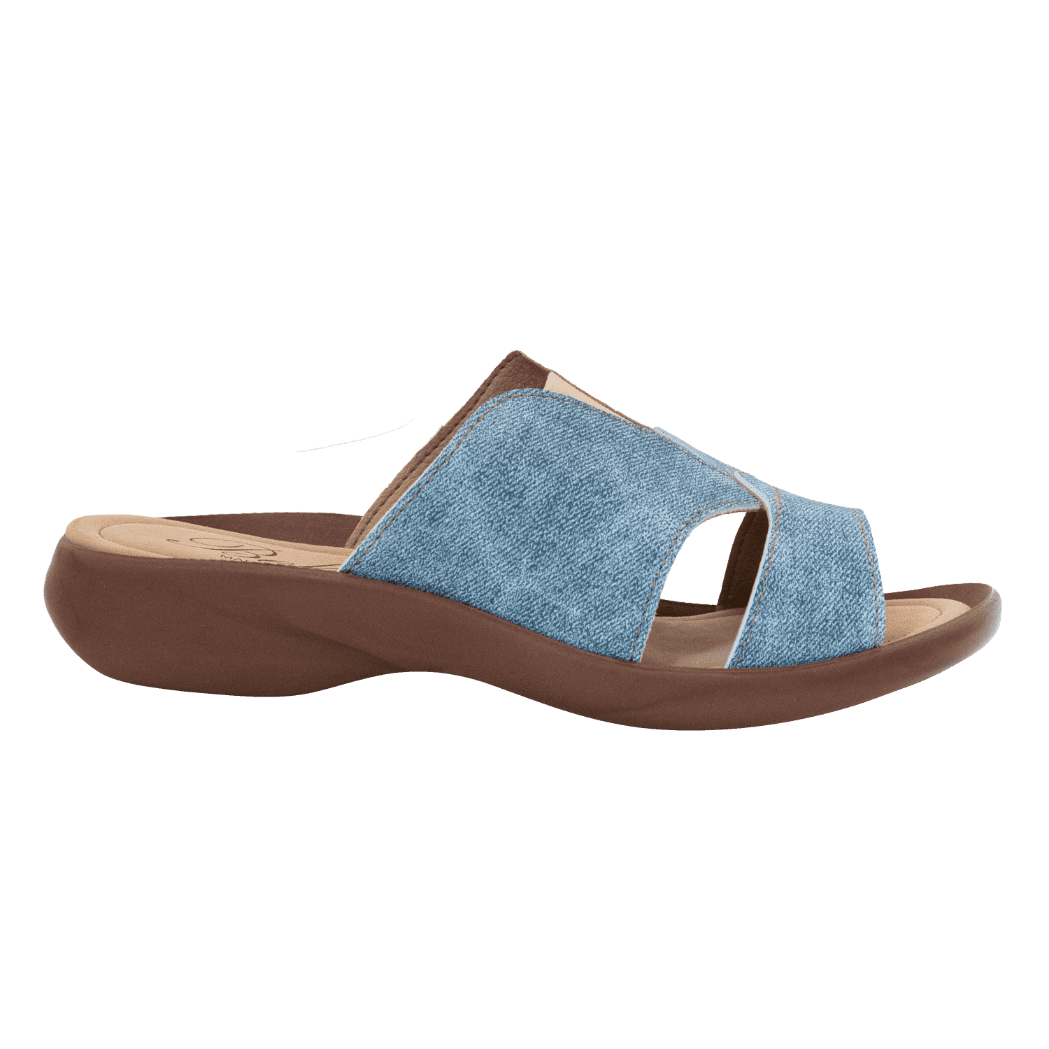 Women's summer flip-flops BELSTA of eco leather - 3
