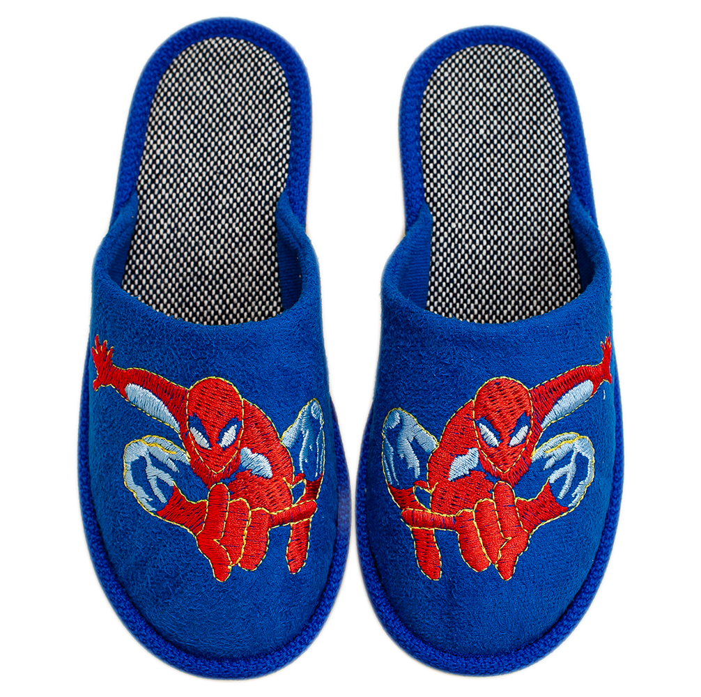 Children's slippers BELSTA suede with embroidery - 2