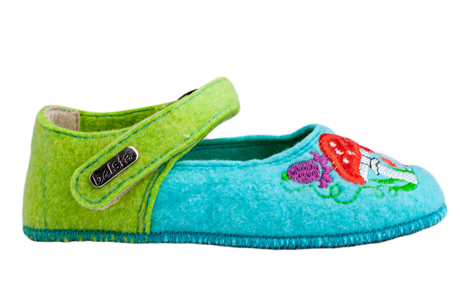 Children's sandals BELSTA of felt with embroidery - 3