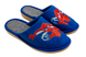 Children's slippers BELSTA suede with embroidery - 1
