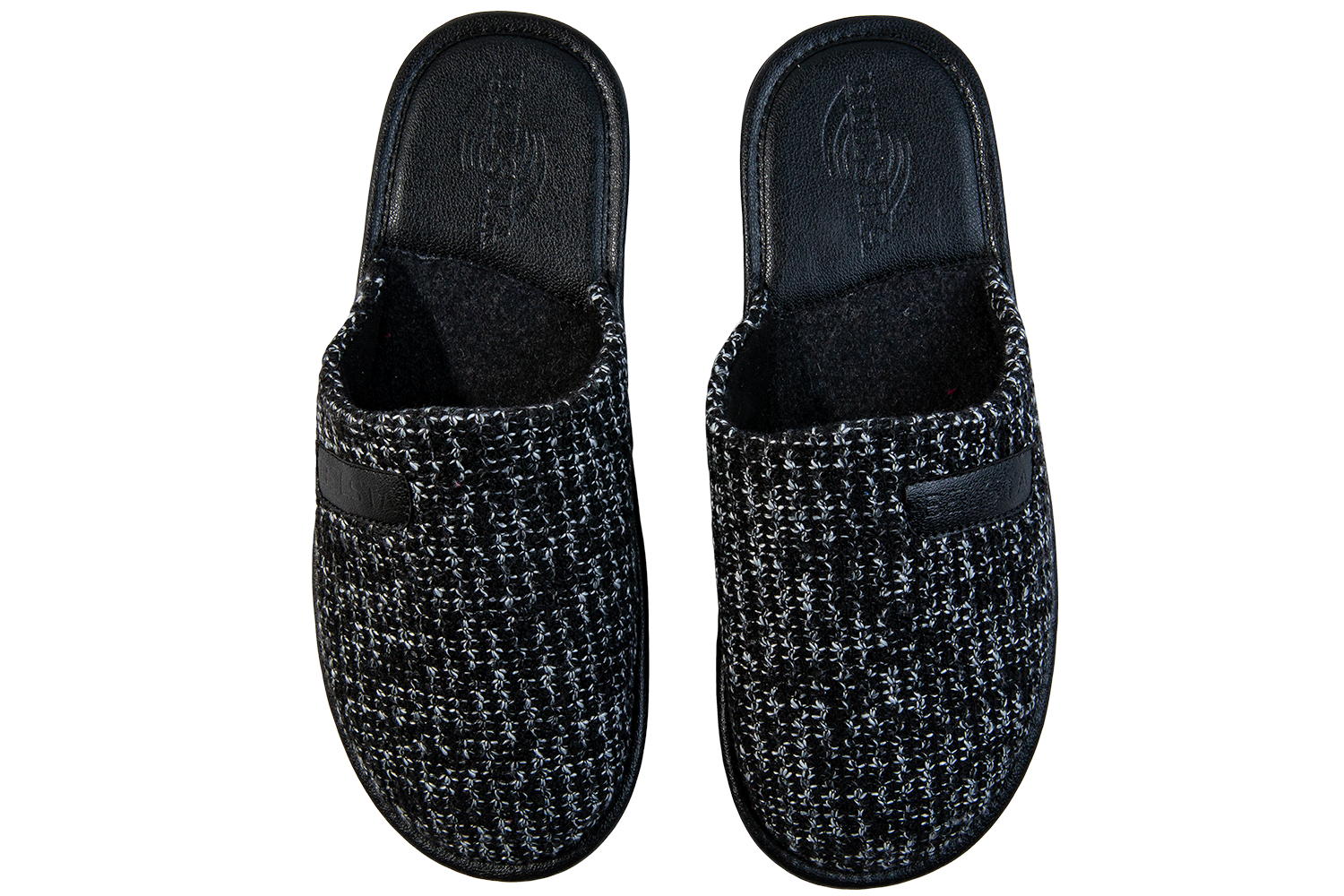 Men's closed slippers with a strengthened insole by BELSTA - 2