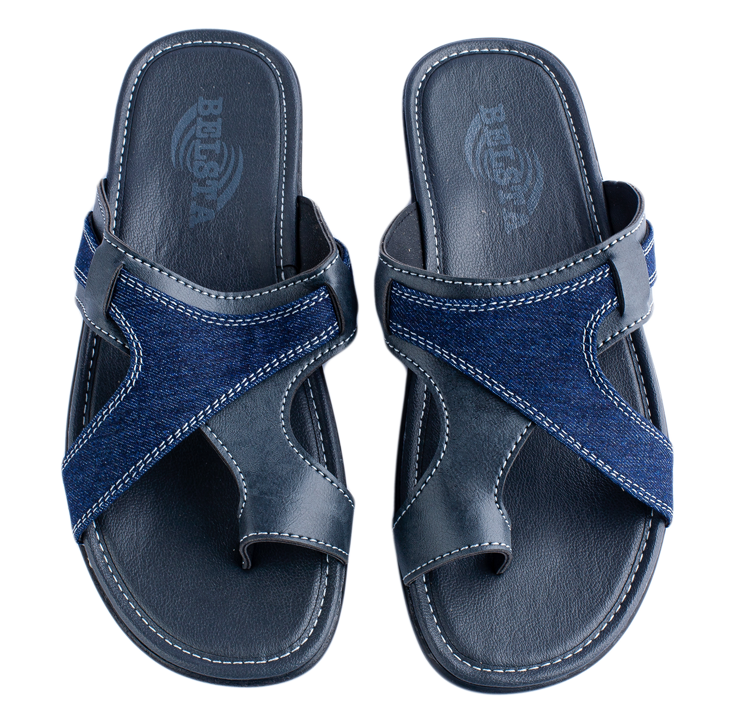 Men's eco leather slippers BELSTA - 2