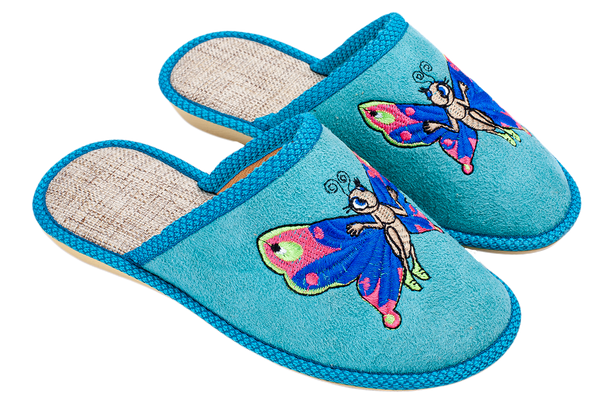 Children's closed slippers BELSTA suede - 1