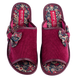 Women's open slippers BELSTA textile and corduroy - 2
