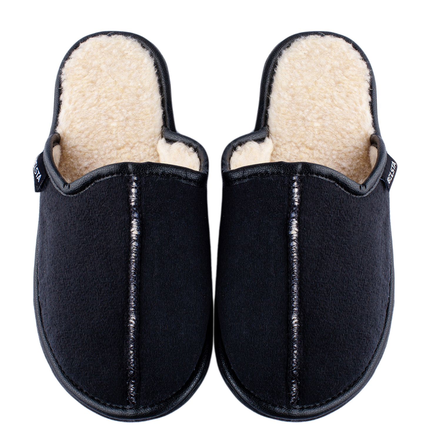 Teenage slippers BELSTA suede with fur - 2