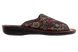 Женские открытые тапочки БЕЛСТА из текстиля цвета бордо с принтом - 3