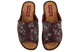 Женские открытые тапочки БЕЛСТА из текстиля цвета бордо с принтом - 2