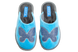 Жіночі закриті капці БЕЛСТА з велюру блакитного кольору прикрашені метеликом - 2