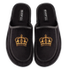 Men's velour slippers BELSTA with crown - 2