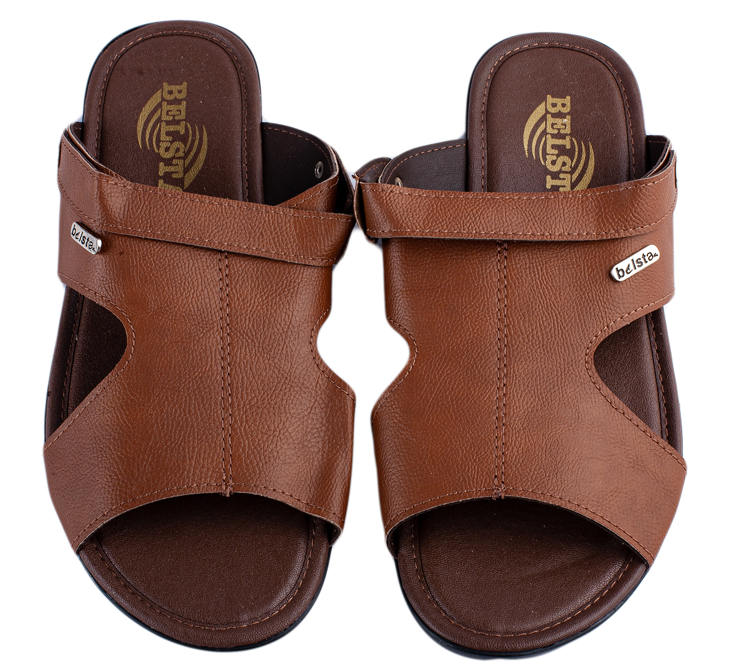 Men's summer flip-flops BELSTA of eco leather - 2