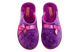 Жіночі закриті капці БЕЛСТА з фіолетового велюру прикрашені рожевим атласним бантиком - 2