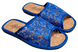 Женские открытые тапочки БЕЛСТА из прочной синей сетки с узором - 1