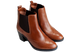 Жіночі демісезонні черевички БЕЛСТА із натуральної шкіри світло коричневого кольору - 1