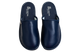 Мужские закрытые тапочки БЕЛСТА из перфорированной тёмно синей эко кожи - 2