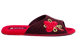 Женские открытые тапочки БЕЛСТА из бордового войлока украшены цветочком - 3