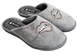 Жіночі закриті капці БЕЛСТА із сірого велюру прикрашені вишивкою Чуттєвих Губ - 1