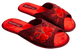 Женские бордовые войлочные тапочки БЕЛСТА украшены сердечком и цветочком - 1