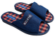 Men's open denim slippers BELSTA - 1