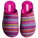 Women's closed slippers BELSTA knitted rainbow - 2