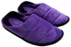 Женские закрытые тапочки БЕЛСТА из фиолетового велюра с закрытой пяточкой - 1