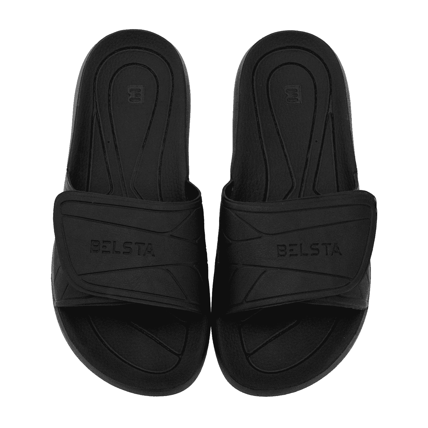 BELSTA eco leather slippers for men with velcro - 2