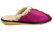 Женские тапочки БЕЛСТА из фиолетового замша на овчине украшены Снежинками - 3