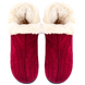 Жіночі домашні чобітки БЕЛСТА із бордової в'язанки та овчини - 2