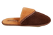 Жіночі махрові капці БЕЛСТА на тонкій підошві з мікропори коричневого кольору - 3