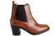 Женские демисезонные ботиночки БЕЛСТА из натуральной кожи светло коричневого цвета - 3