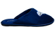 Женские закрытые тапочки БЕЛСТА из синего велюра украшены вышивкой Чувственных Губ - 3