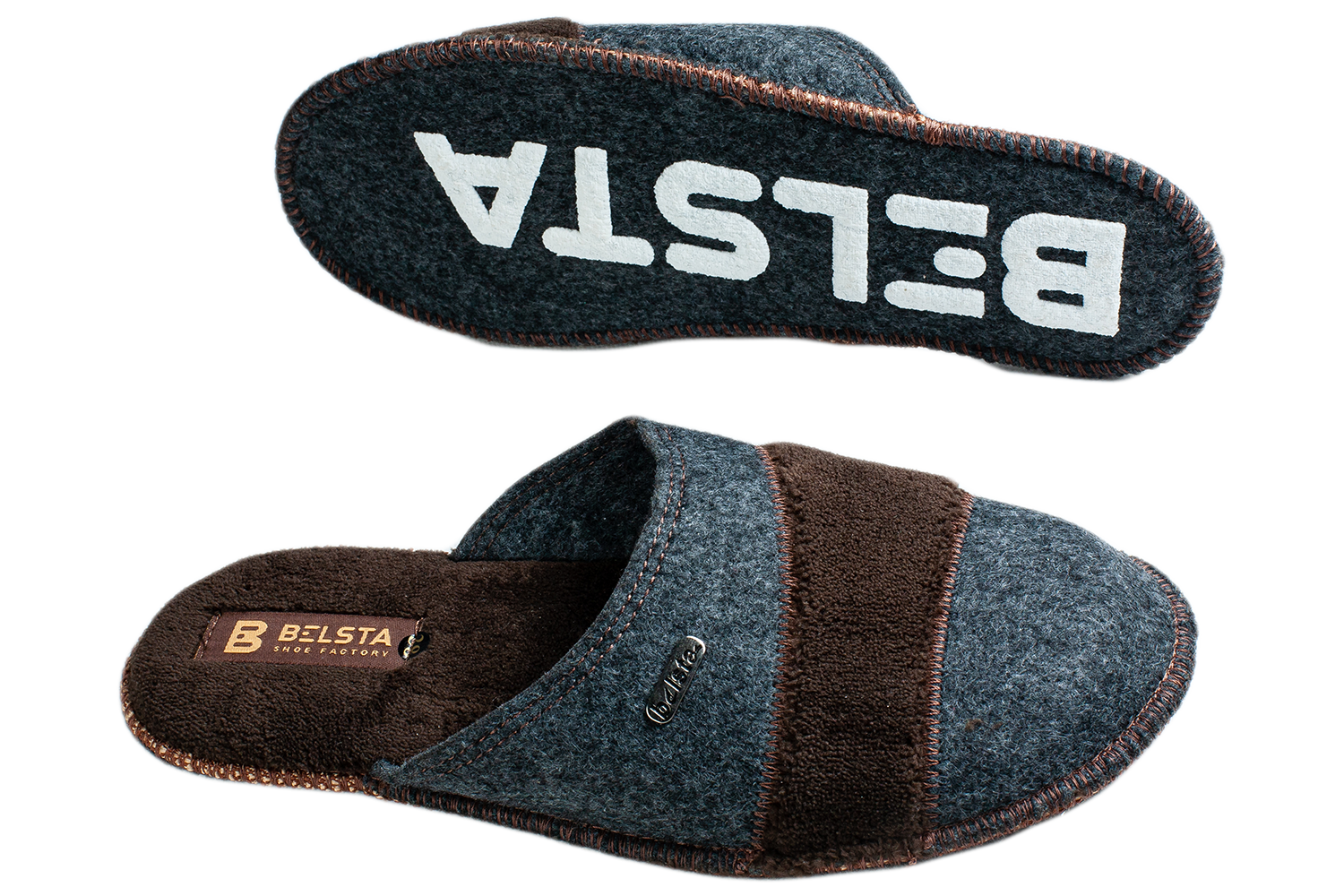 Teenage felt slippers BELSTA - 4