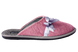 Женские закрытые тапочки БЕЛСТА из вельвета цвета пудры украшены серым атласным бантиком - 3