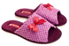 Жіночі текстильні капці БЕЛСТА на махрі прикрашені бантиком - 1