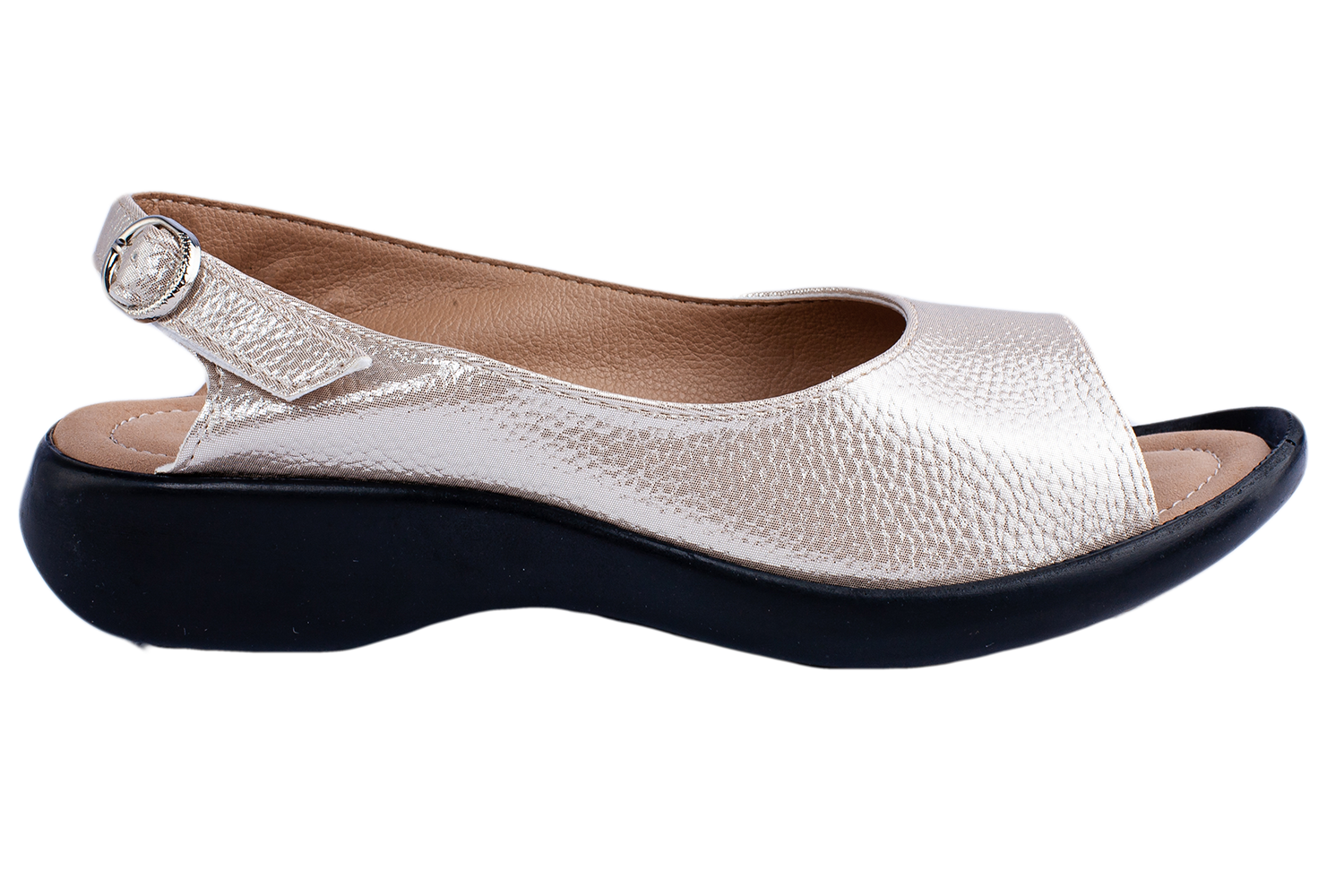 Women's white sandals by BELSTA - 3