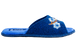 Жіночі відкриті капці БЕЛСТА з синьої повсті прикрашені гілочкою Сакури - 3