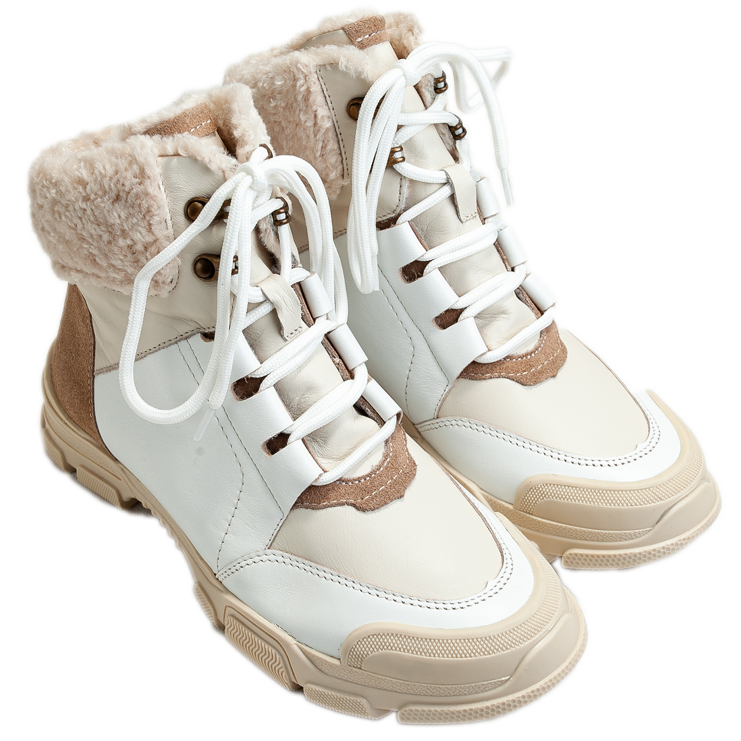 Женские зимние ботиночки БЕЛСТА из натуральной кожи - 1