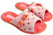 Женские открытые тапочки БЕЛСТА из велюра розового цвета украшены коралловым бантиком и вышивкой - 1