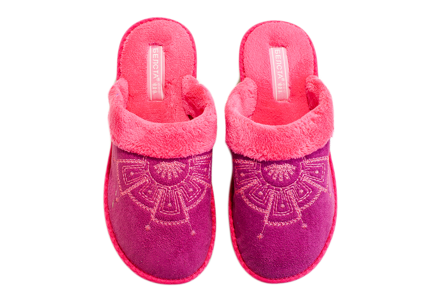 Women's closed slippers BELSTA suede - 2