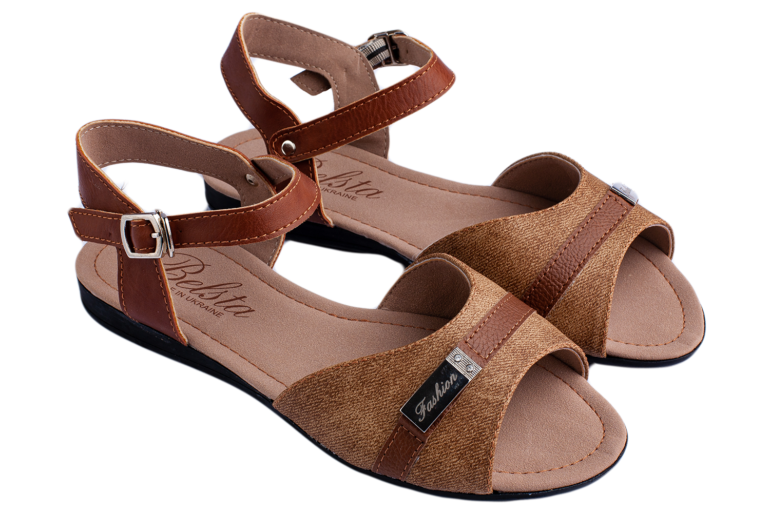 Women's eco leather sandals BELSTA - 1