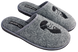 Подростковые тапочки БЕЛСТА из серого войлока украшены вышивкой - 1