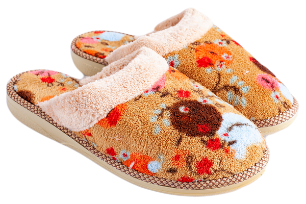 Baby terry slippers BELSTA with terry lapel - 1
