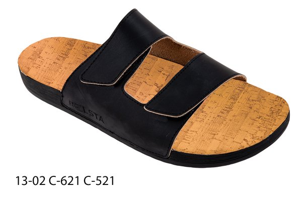 Men's eco leather slippers BELSTA - 1